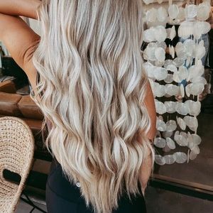 Hand tied hair extensions extensions 6 wefts